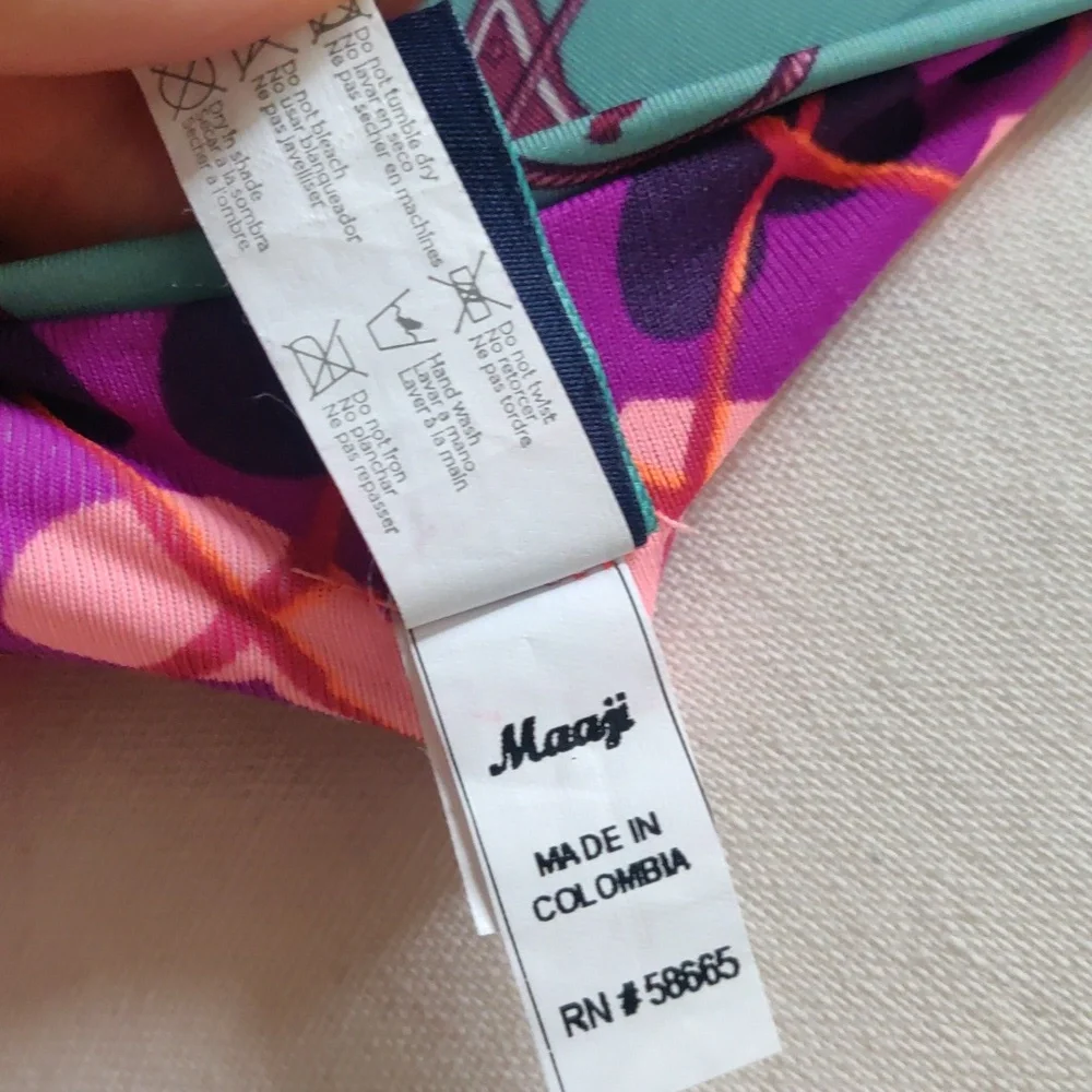 Maaji Citrus Award One-piece Swimsuit Cut Out Colorful Women's - Picture 14 of 16